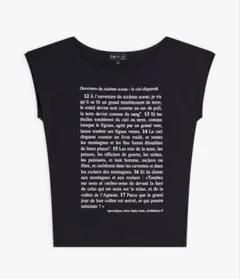 agnes b. アニエスベー プリント フレンチスリーブ Tシャツのサムネイル