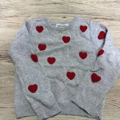 H&Mハート柄ニットセーターセット