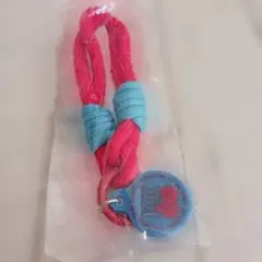 小泉今日子ツアーグッズ　カラビナキーホルダー 赤×青