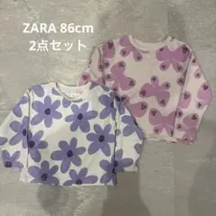 ZARAベビー　長袖Tシャツ　2点セット86cm