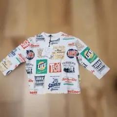 新品 MAKE YOUR DAY 長袖Tシャツ 総柄