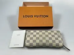 ルイヴィトン ダミエアズール ジッピー 箱付 Bランク