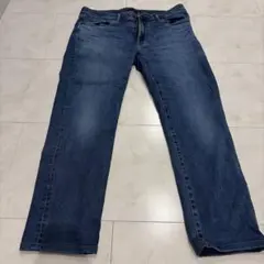 UNIQLO JEANS ダークブルー スリム　メンズデニム