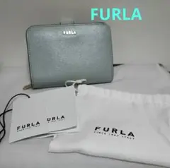 FURLA　フルラ　バビロン　二つ折り財布　ミント