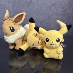 ポケモン ぬいぐるみ 4点セット ピカチュウ イーブイ - メルカリ