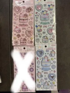 キラキラジュエルシール　サンリオ　４枚セット