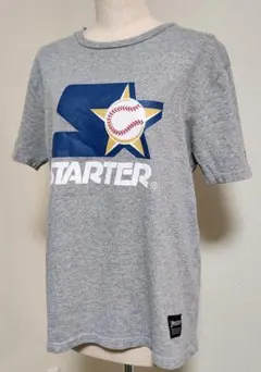 Starter 日ハム ファイターズ コラボ Tシャツ 野球ロゴ グレー