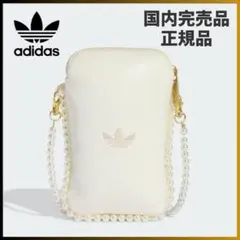 【国内完売品】adidas フェスティバルバッグ ビーズ付き ショルダー 白のサムネイル