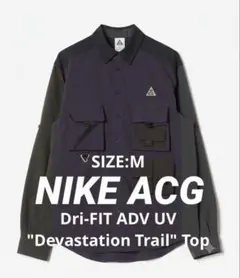 【美品】 NIKE ACG デバステーション トレイル 長袖シャツ Mネイビーのサムネイル