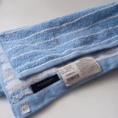 BURBERRY　バーバリー　フェイスタオル　未使用　ブルー　西川