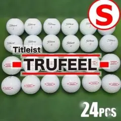 【S43】Titleist TRUFEEL 白 年式混合 ロストボール 24球のサムネイル