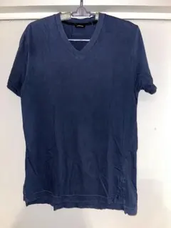 DIESEL ネイビー Vネック Tシャツ