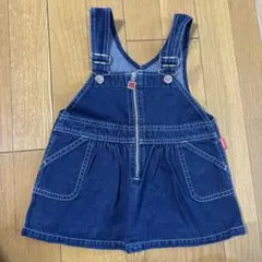 ミキハウス ジーンズジャンバースカート