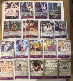 ワンピースカード　神の島の冒険　紫デッキパーツ51枚