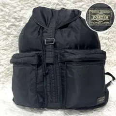 【PORTER】廃盤 吉田カバン TANKER バックパック フラップ 黒