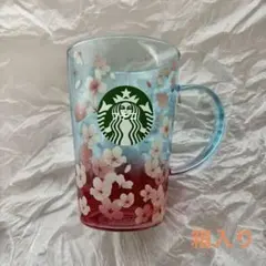 スターバックス SAKURA 2025 耐熱グラスマグ　414ml スタバ