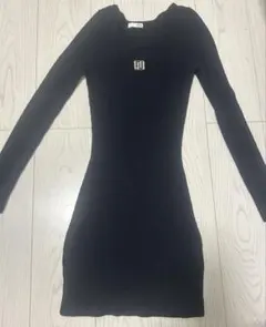GYDAワンピース GGプレート long sleeveニットワンピース