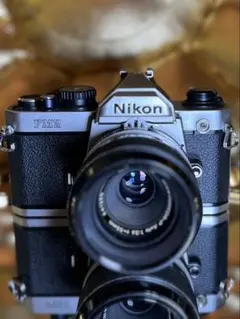 Nikon FM2 シルバー ＆ マクロレンズ 55mm f3.5のサムネイル