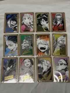 h*o様 【ヒロアカ原画展】箔押しクリアカードコレクション