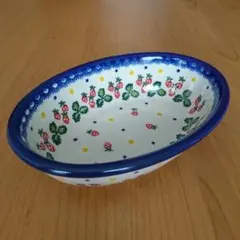 ポーリッシュポタリーVENA 大皿　未使用 ポーリッシュポタリー 大皿 25.5cm 電子レンジ/オーブン/食洗器