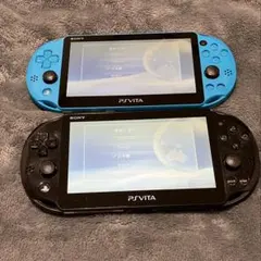 PS Vita PCH-2000 本体 青 黒 セット ジャンク品