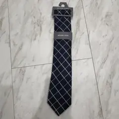 MICHAEL KORS ネクタイ　MKロゴ　マイケルコース　ネイビー