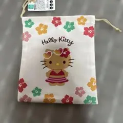 日焼け キティハローキティ 巾着 小物入れ