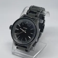 NIXON THE FACET ブラック 42mm 三針クォーツ腕時計 電池新品