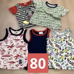 80センチ　Tシャツ・タンクトップ　まとめ売り！のサムネイル