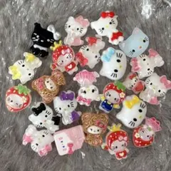 ハローキティーごちゃ混ぜネイルパーツ（ラスト１点）