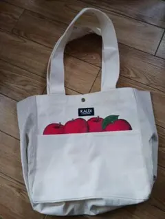 ★☆KALDI リンゴイラスト トートバッグ☆★