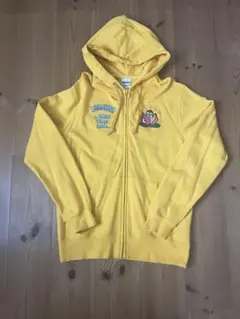 laundry イエロー ジップアップパーカー M