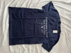 Abercrombie & Fitch ネイビー Tシャツ男女兼用