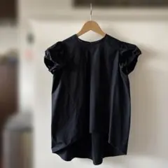 美品✨ ヨーコチャン ハーフスリーブ バックギャザーブラウス 近年