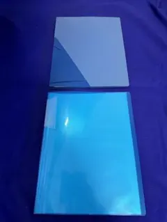 KING JIM JILITZ 立てて使えるクリアファイル 青＋ノビータ