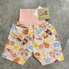 新品★80cm アンパンマン 腹巻き付きパンツ パジャマ すててこ 綿100%