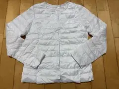 美品　UNIQLO キッズ ホワイトジャケット 150cm