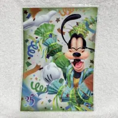 ディズニーランド　35周年　クリアファイル　グーフィー　ディズニーリゾート