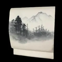 名古屋帯 正絹 塩瀬 手描友禅 中古 茶 鳩 No.ymo0252 - メルカリ