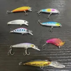 ダイソー ミノー シンペン バイブレーション シャッド DAISO ルアーのサムネイル