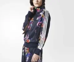 adidas firebird ファイヤーバード パンジー柄　トラックジャケット