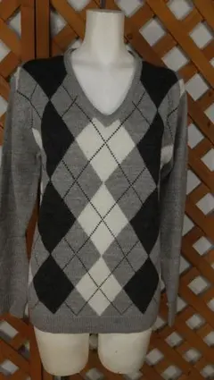 【11-12】COMME CA ISM コムサイズム Vネック セーター M