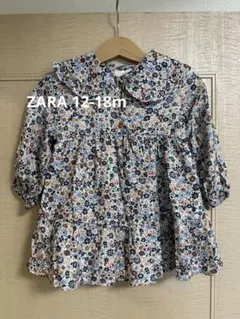 ZARA ザラ 12-18m 86cm 花柄ワンピース