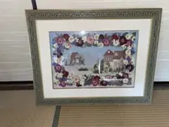 押し花アート❀トピアリー❀押し花額 アート 額装 絵画 インテリア雑貨