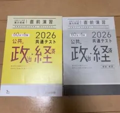 2026 共通テスト 公共、政治、経済 テキスト　解答付き