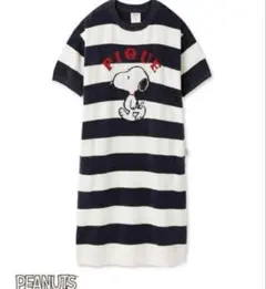【新品】ジェラートピケ 【SNOOPY】ジャガードドレス ワンピース スヌーピー ジェラートピケ PEANUTS ジャガードワンピース SNOOPYスヌーピー