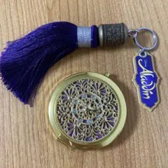 Disney Aladdin コンパクトミラー　キーホルダーのサムネイル