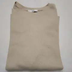 relumeTCワッフルオーバーサイズロングスリーブTシャツ