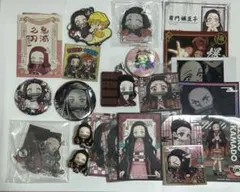 竈門禰豆子 アクリルスタンド 缶バッジ ステッカー カード まとめ売り