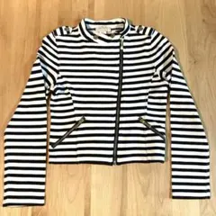 Katespade ボーダー　羽織り　カーディガン　140